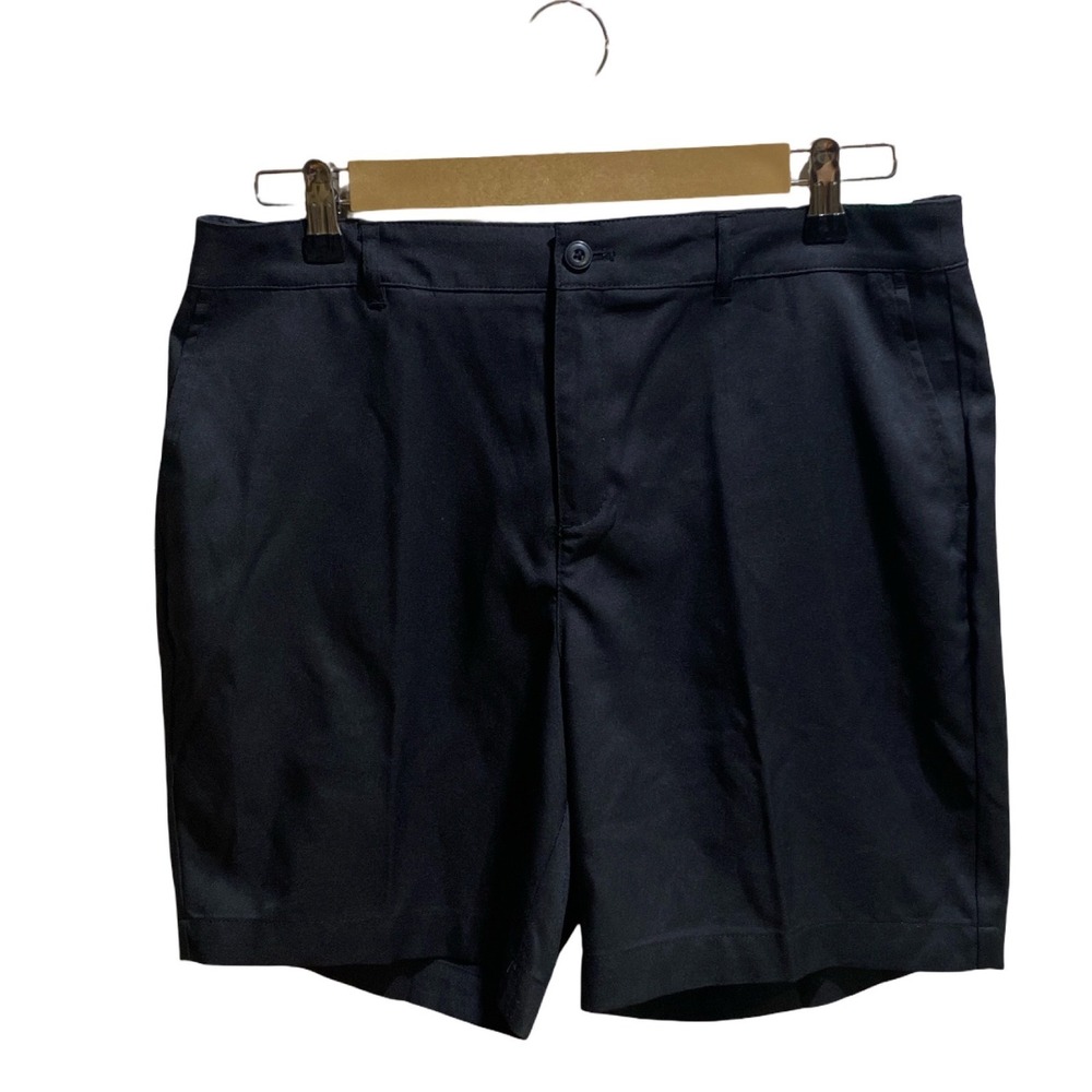 Ben Hogan Women 7 Inch Tech Shorts Caviar Black UPF 50 Moisture Wicking Size 8